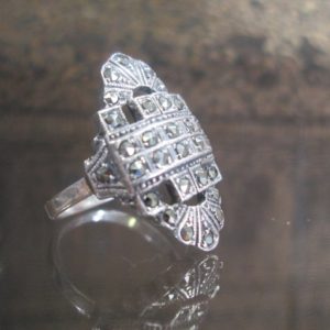 Sterling silver cocktail ring